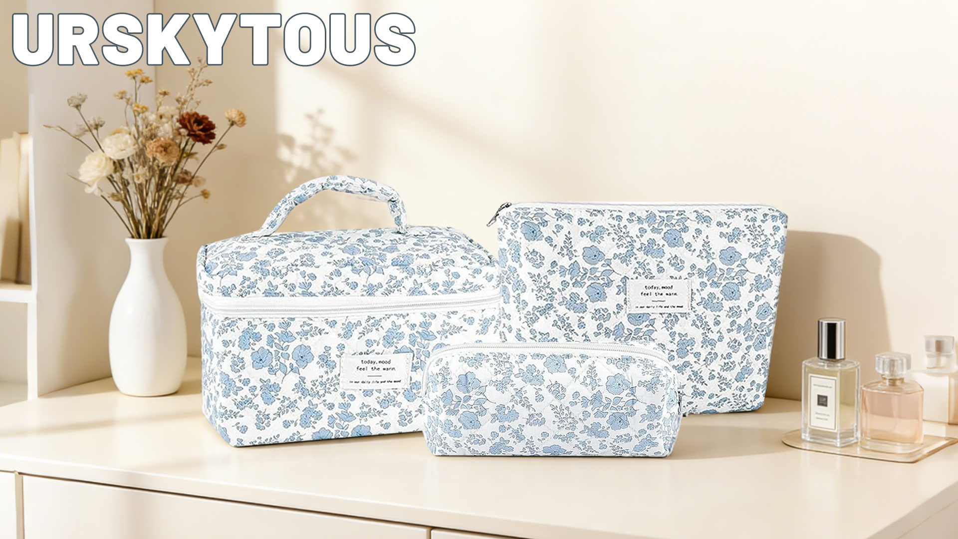 【新品】BRIEFING OUTDOOR COSMETICS POUCH SET Amazon.com: URSKYTOUS 3Pcs Makeup Bag Quilted Cosmetic Bag Set Bow