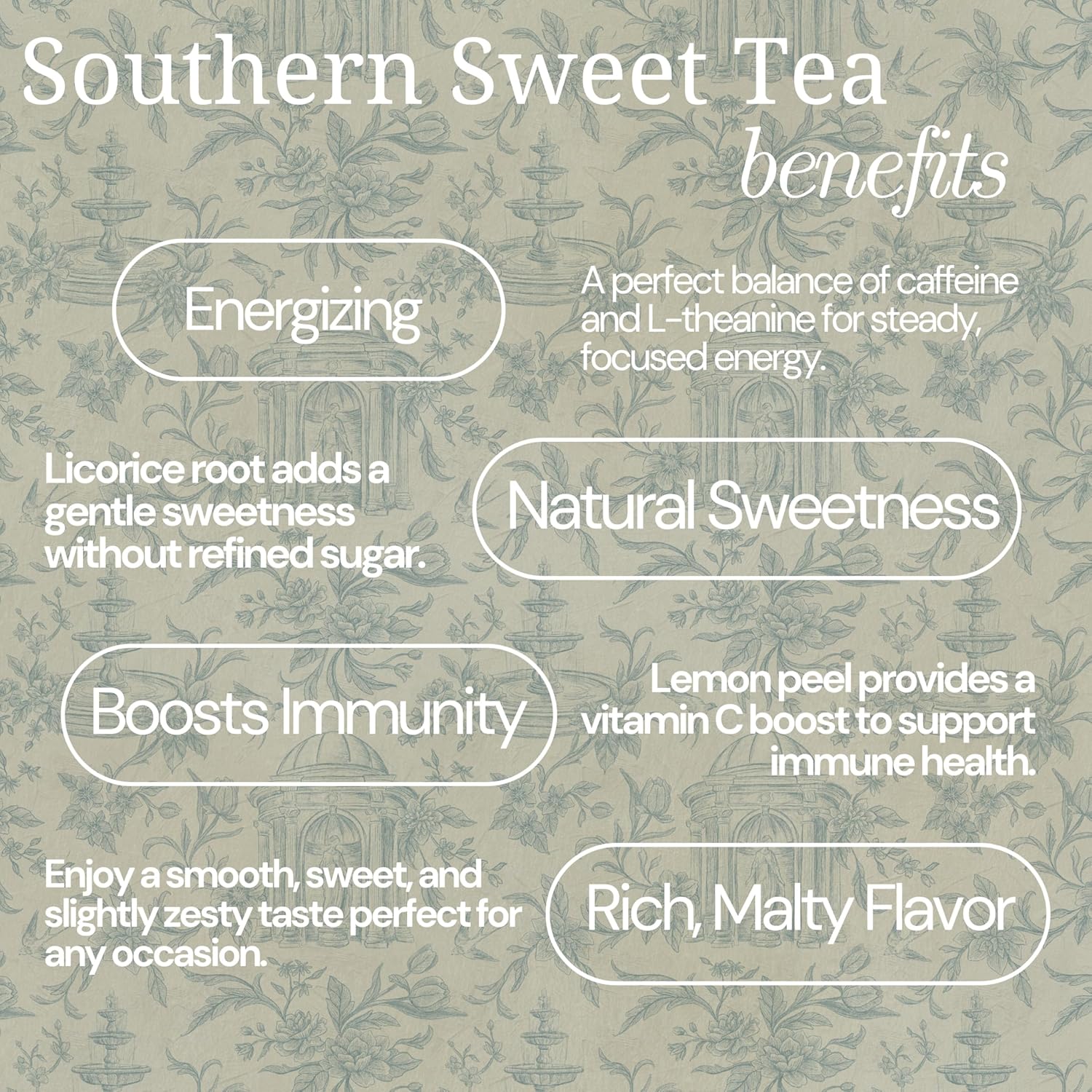 Southern Sweet Tea by Mindful Moon – Black Tea with Licorice & Lemon Peel – Caffeinated Loose Leaf Tea (Large)