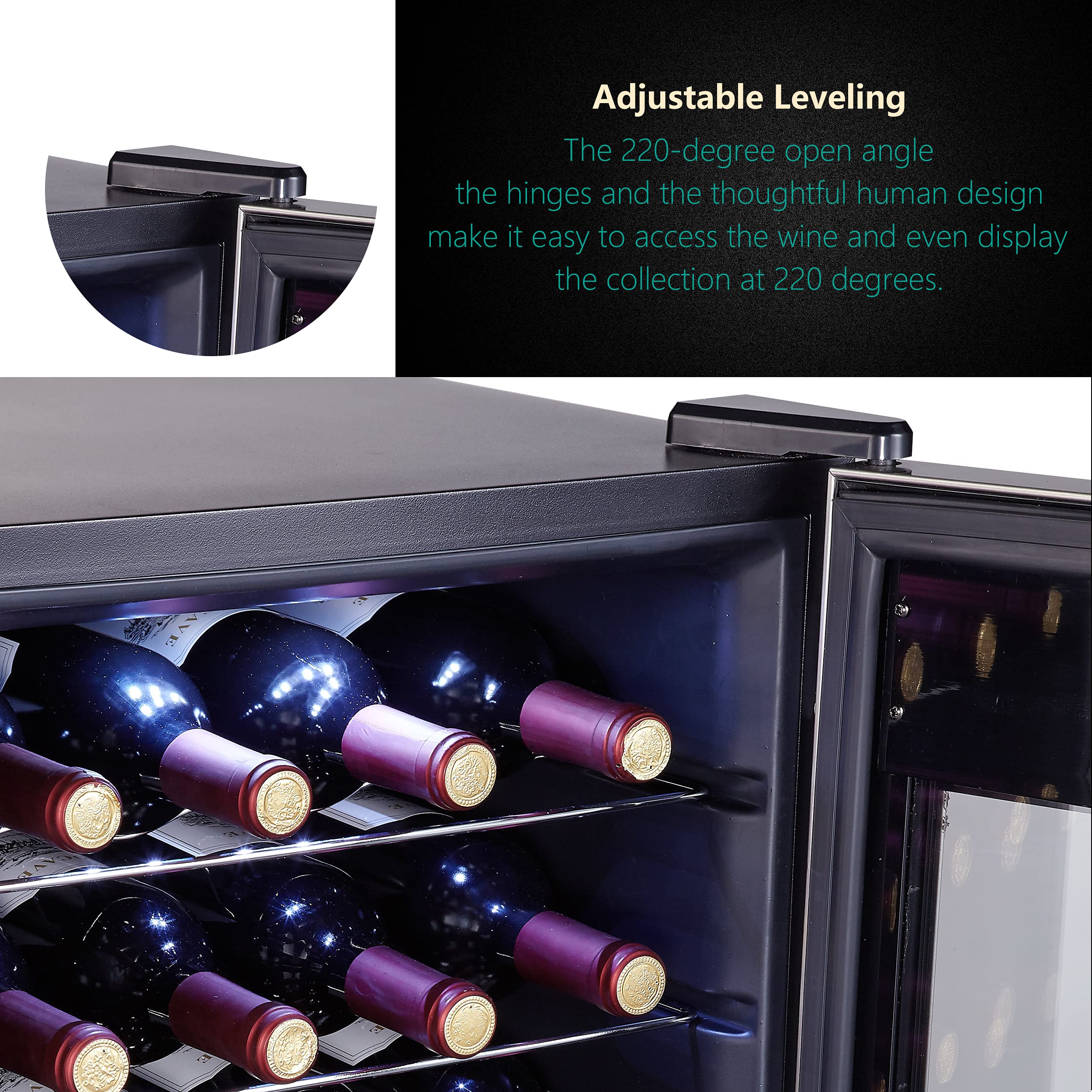 Buy Kalamera KR12A2E Silent 28 Bottles (up to 860 mm height) Wine