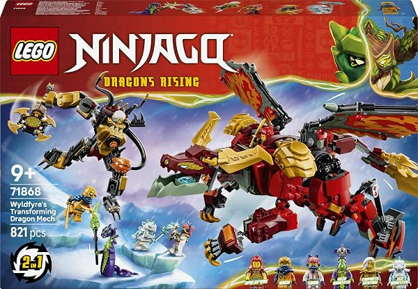 LEGO Ninjago Le Robot Dragon Transformable de Braséra 71868