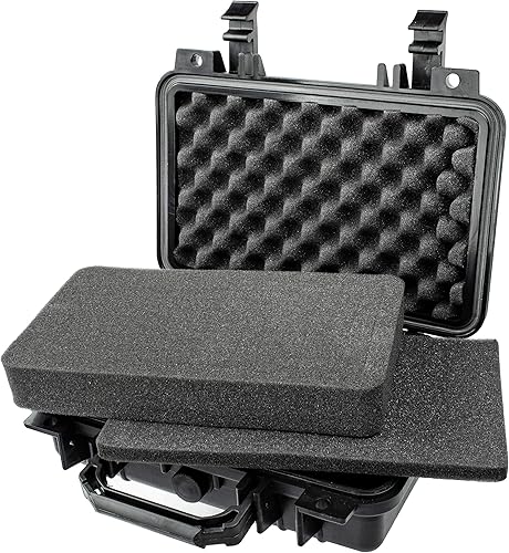 Miniatura 4 de Eylar - Funda rígida para arma táctica, a prueba de agua y golpes, con espuma, aprobada por la TSA, 11.6 pulgadas, 8.3 pulgadas, 3.8 pulgadas