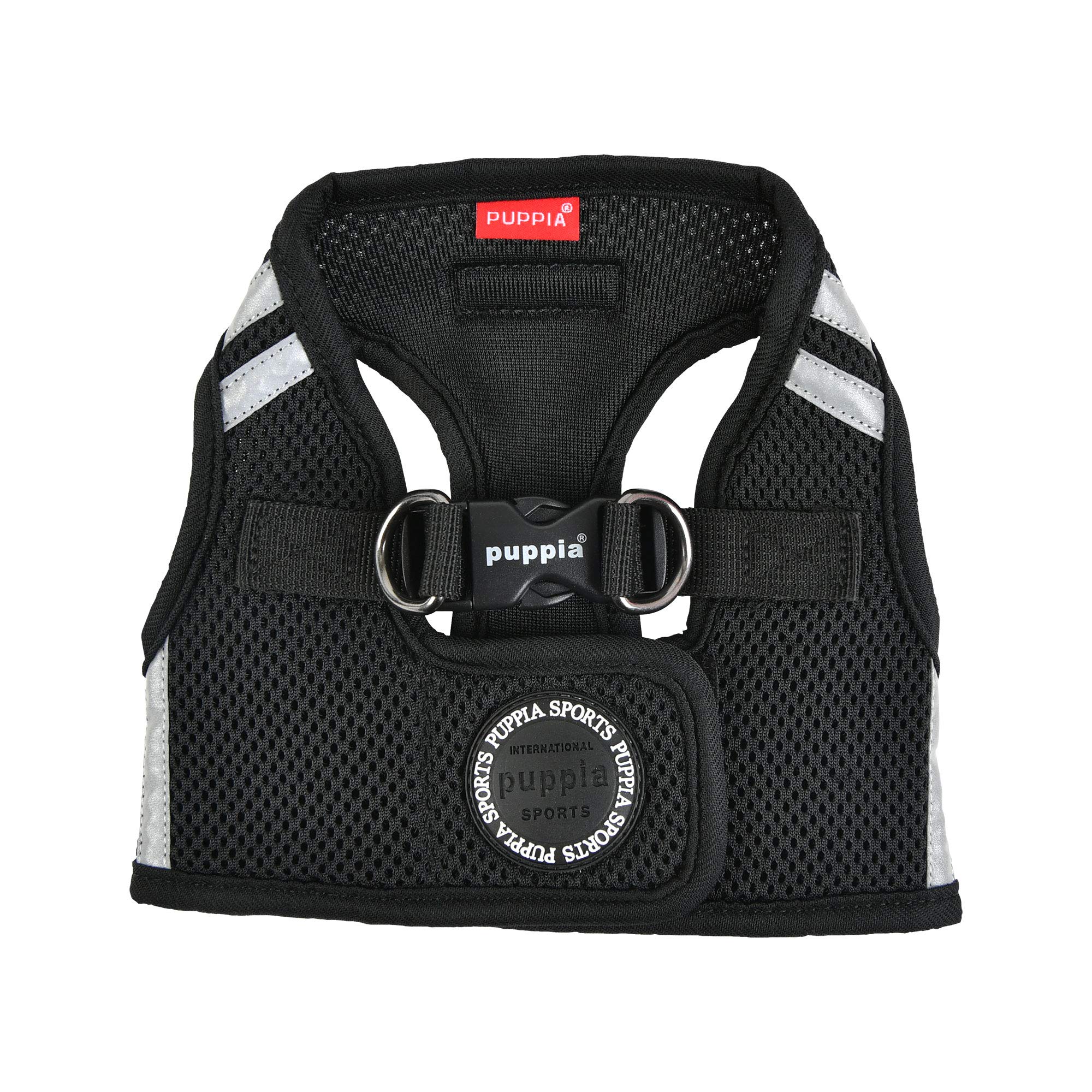 Puppia Harness Pro Dog Harness Harness, Black, L