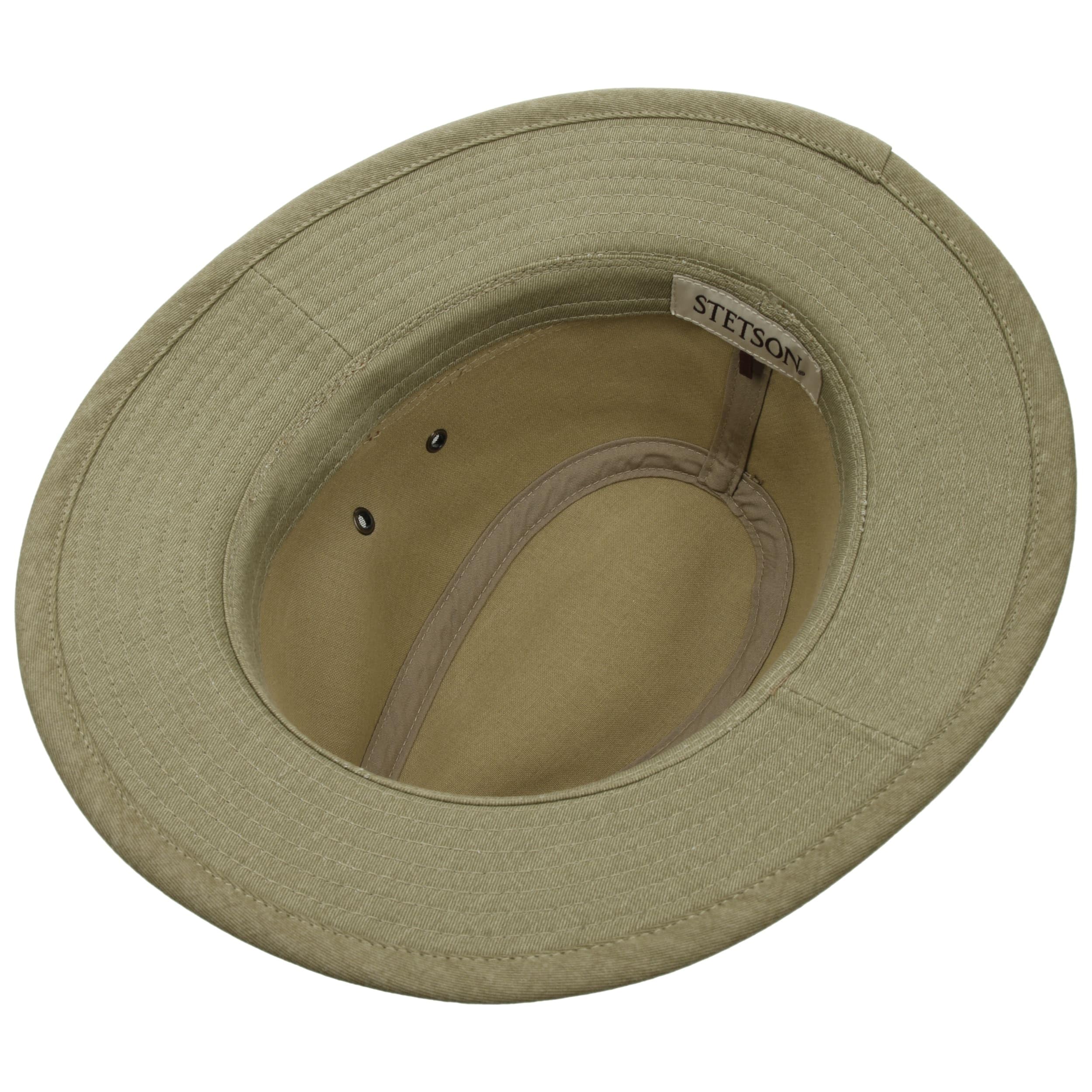Stetson Traveller Sombrero de Tela Proteccion UV 40 Cinta de Piel Hombre Todo el ano