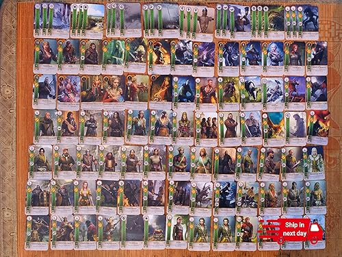 Miniatura 9 de Juego completo de 5 mazos en total 527 cartas Gwent con caja de lujo y tapete de juego | Regalo emocionante para los amantes