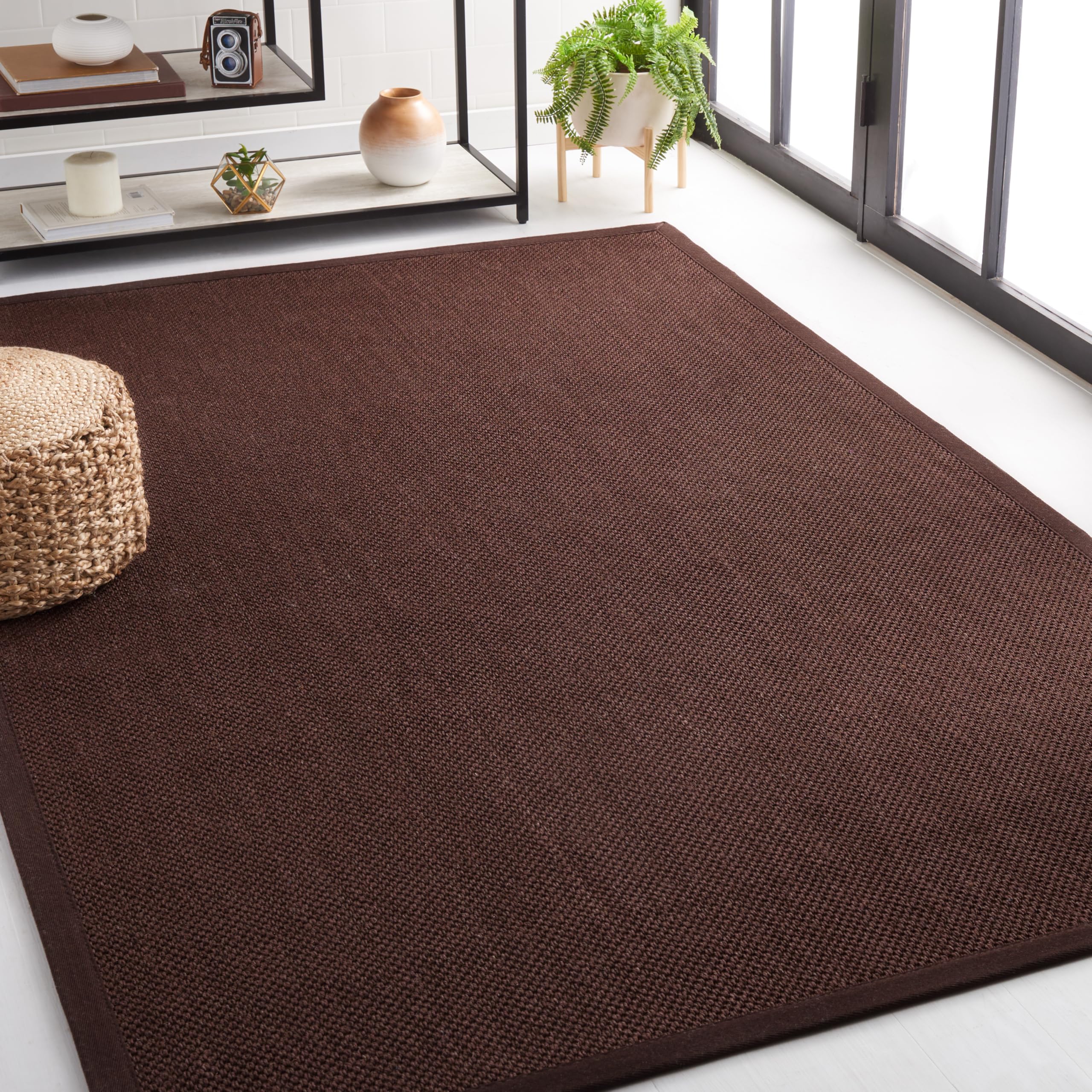 Safavieh Tapis en Fibres Naturelles Salon, Salle à Manger, Chambre à Coucher - Natural Fiber Collection, Tapis à Poil Court, Beige, 120 x 180 cm Safavieh Tapis en Fibres Naturelles Salon, Salle à Manger, Chambre à Coucher - Natural Fiber Collection, Tapis à Poil Court, Beige, 120 x 180 cm
