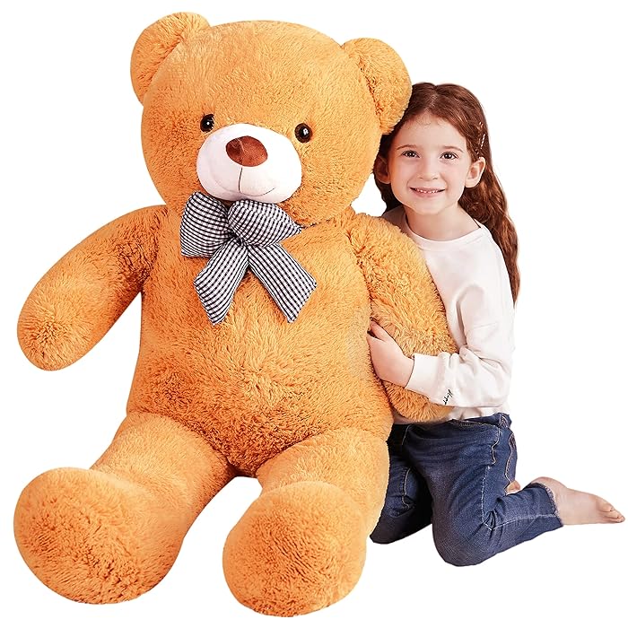 Buy EARTHSOUND Giant Teddy Bear Stuffed Animal Large Plush Toy Big Soft Toys Huge Life Size