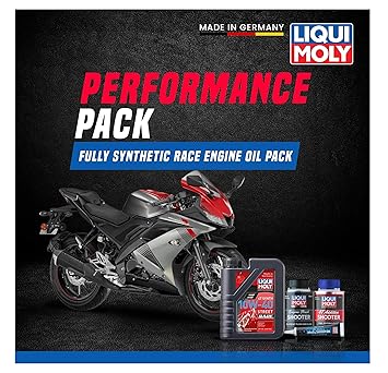 Liqui Moly Complete Performance Kit Pack Of 10w 40 1 L Fully Synthetic Engine Oil For