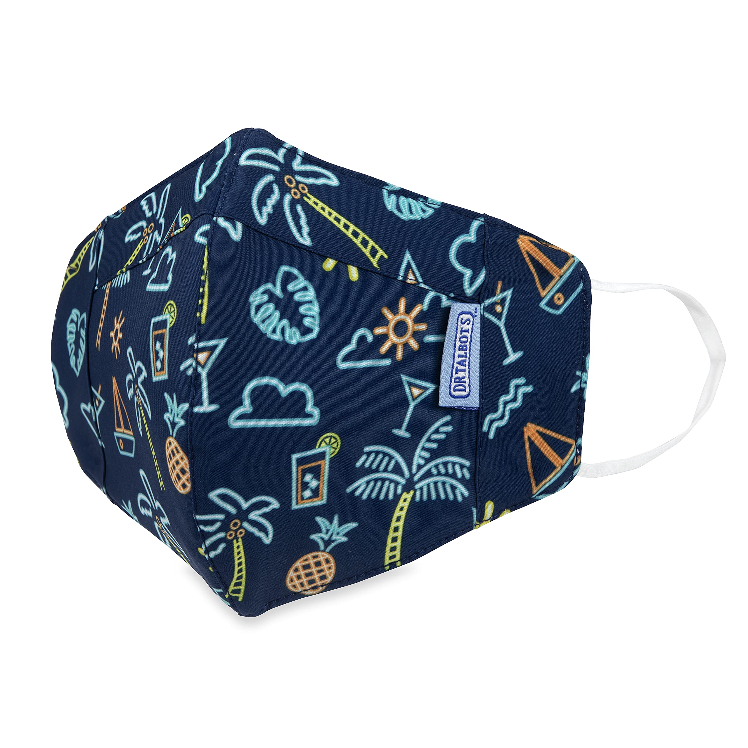 Dr. Talbot'sDr. Talbot's Adult Washable Cup-Shaped Cloth Face Mask for Personal Health, 1 Pack, Tequila Sunrise