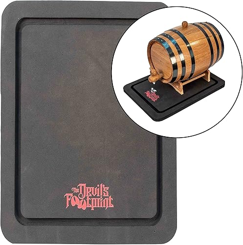Devil's Footprint Barrel Mat (para barriles de 10 a 20 litros) Para barriles de whisky mini, barriles de vino envejecidos de roble Evita manchas Devil's Footprint Barrel Mat (para barriles de 10 a 20 litros) Para barriles de whisky mini, barriles de vino envejecidos de roble Evita manchas