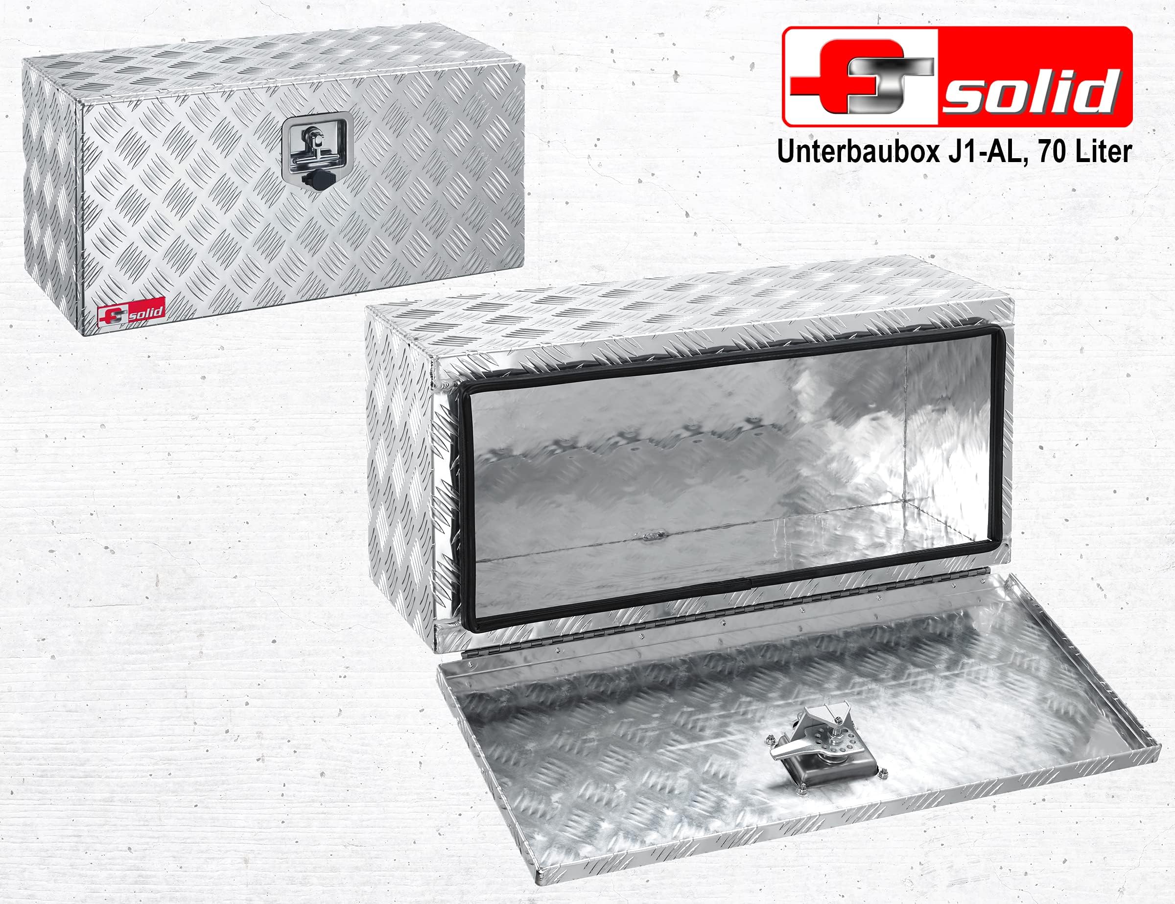 70 l Pudełka do Przechowywania, Pudełko do Przechowywania pod Podłogą, Wykonane z Aluminium