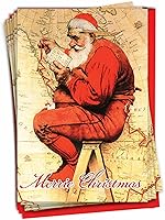 Vista 8 de The Best Card Company Paquete de 12 tarjetas de felicitación de Navidad con sobres, vacaciones de humor para hombres y mujeres