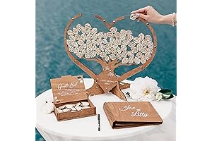 Tall Book Tree Personalized Wedding Guest Book Alternative