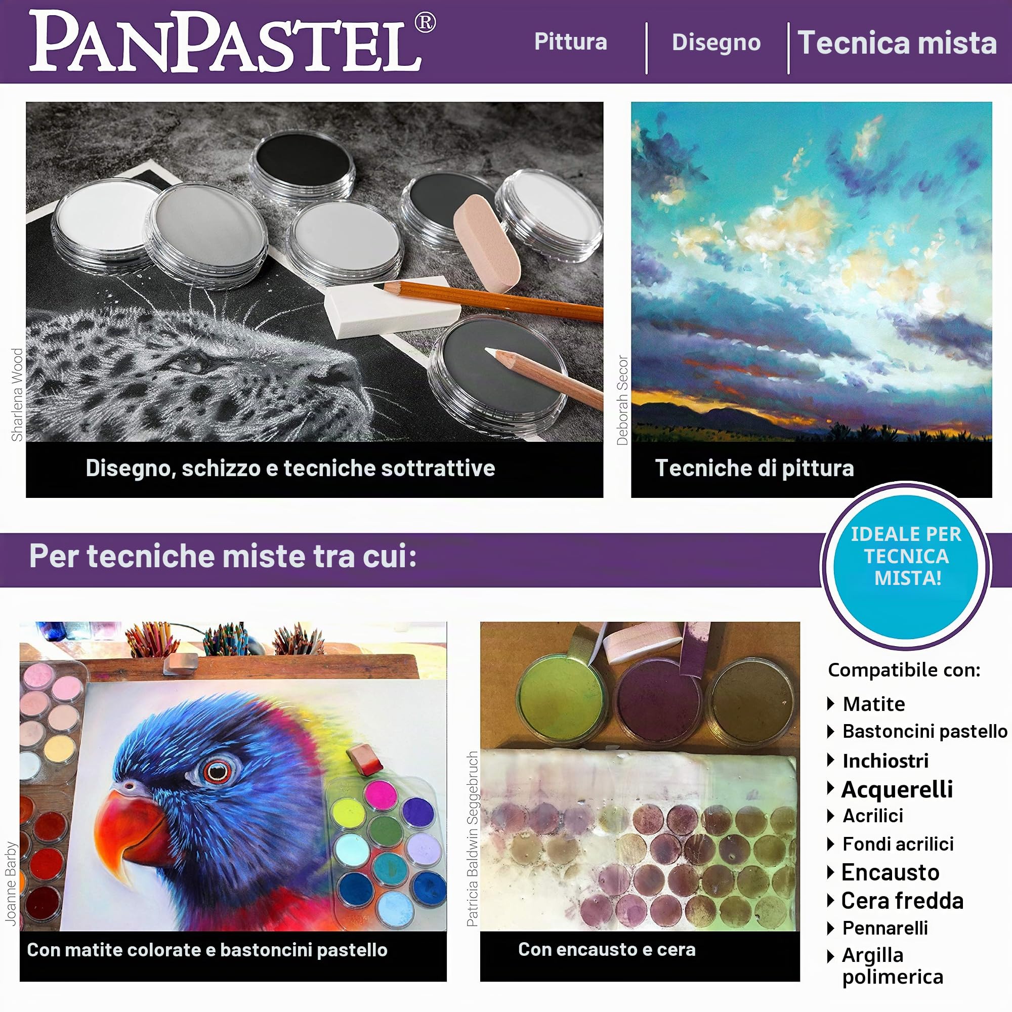 Panpastel 30088 Honey Portrait Set, 10 Colori Set 318448