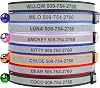 GoTags Personalised Reflective Cat Collar with Bell, Engraved with Name and Phone Identification, Breakaway Quick Release Collar with Safety Release Buckle, Adjustable for Cats and Kitten (Pink)