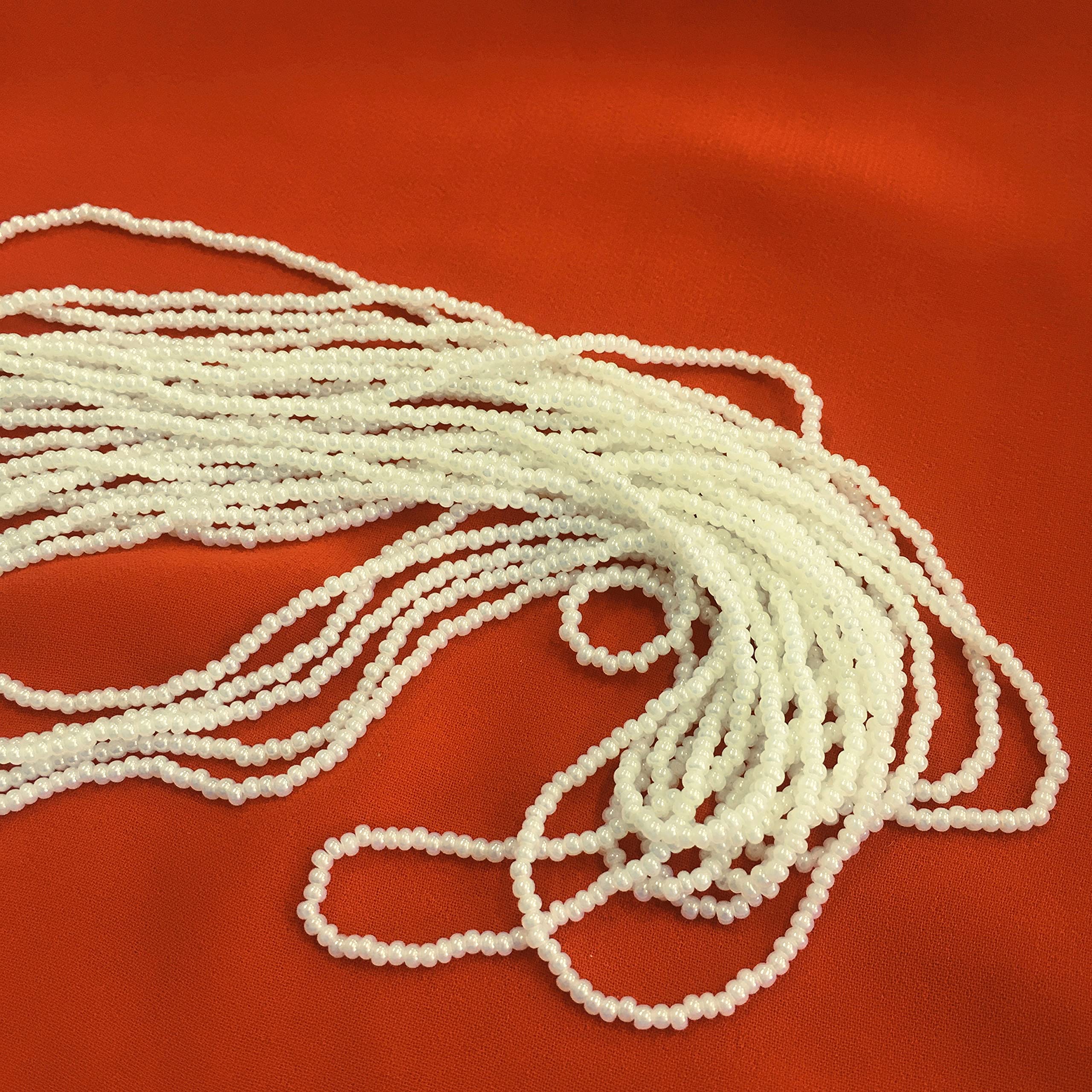 Perlin 2 mm seed beads, glass beads, Indian beads, seed beads, pony beads, Preciosa Ornela, Czech 11/0 on several strands - Image 4