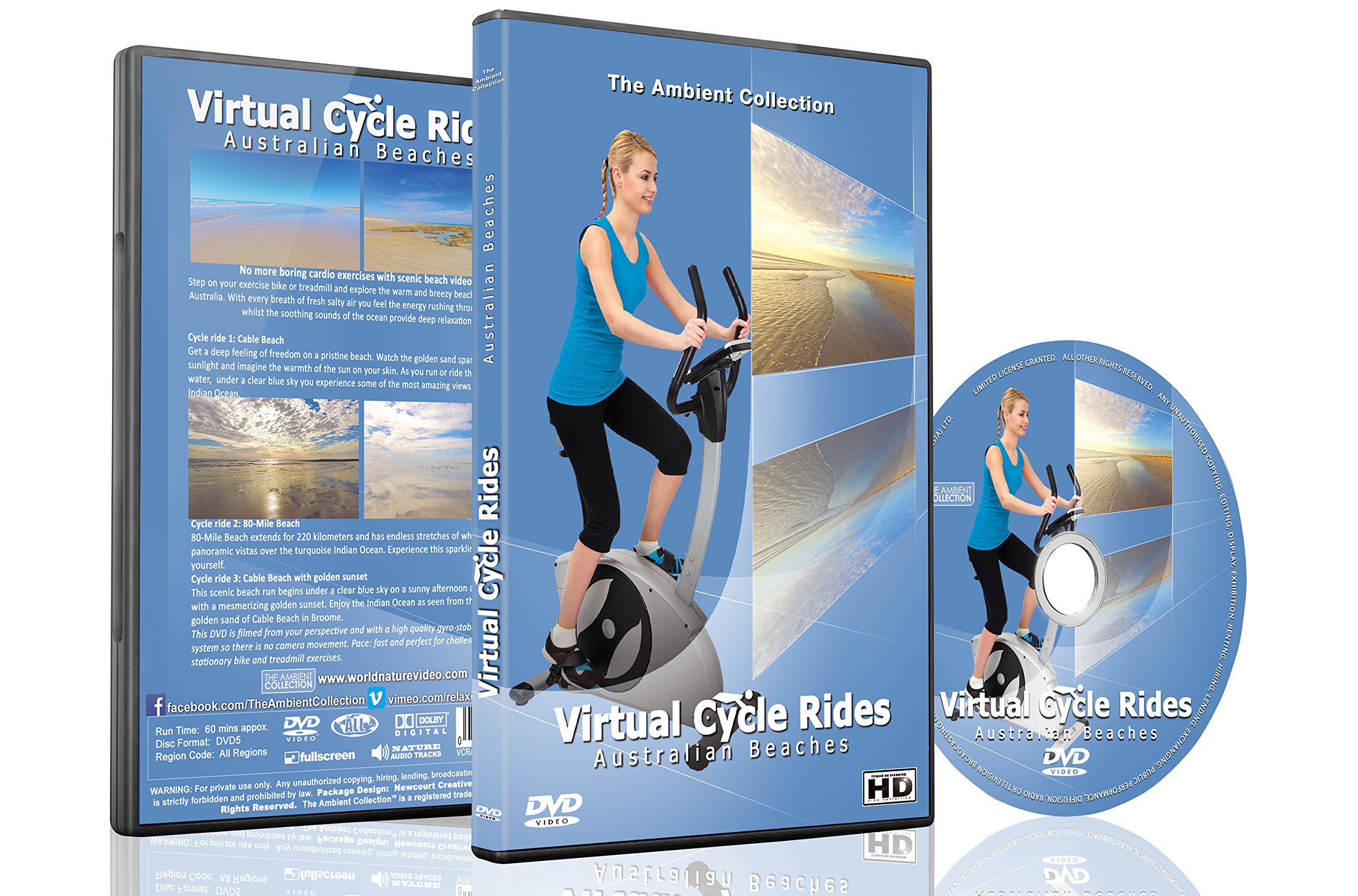 Balade Virtuelle à Vélo – Paysages Sauvages D’Australie, Pour Home Trainer Et Tapis Roulant