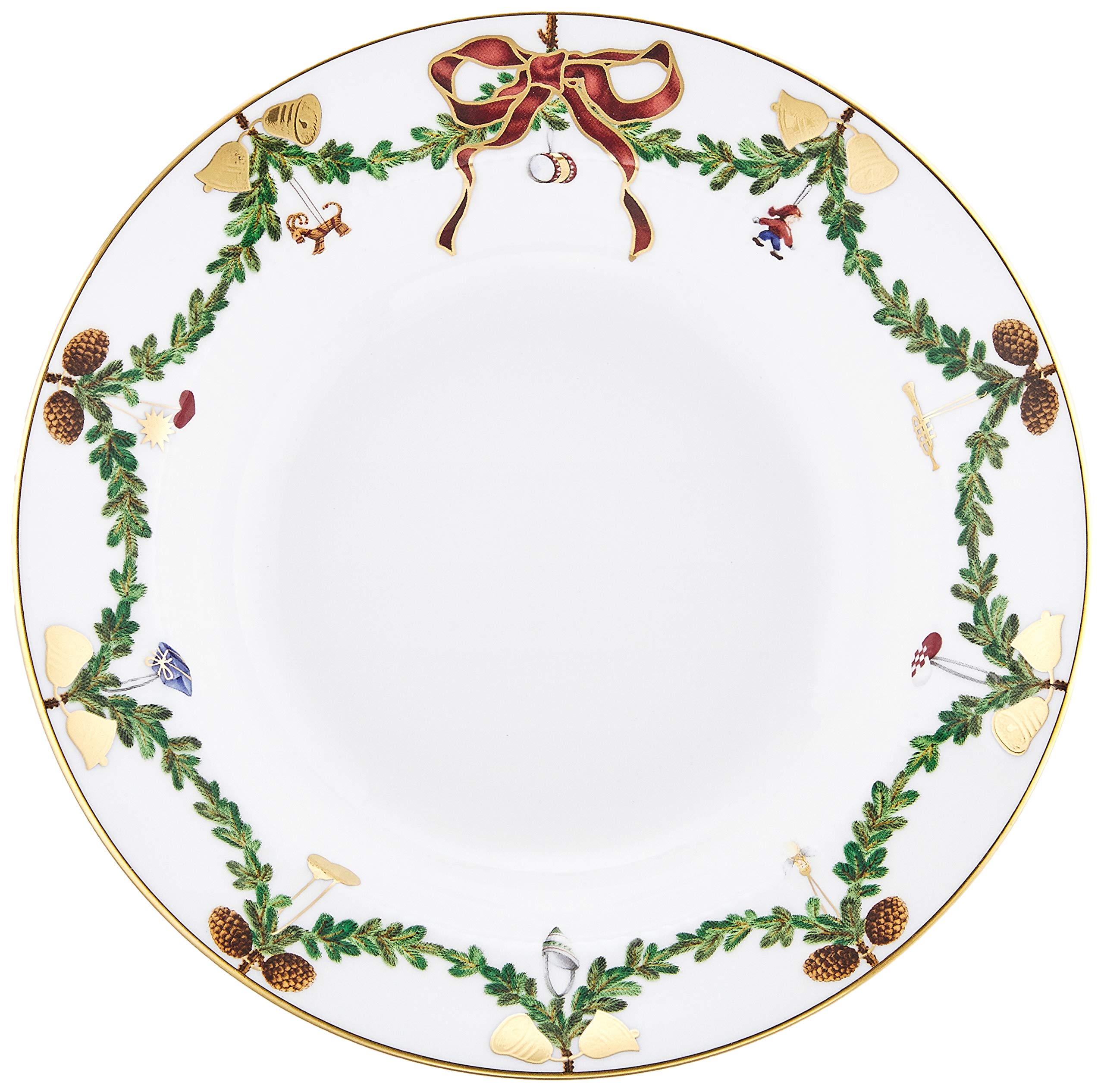 廃盤品 ロイヤルコペンハーゲン　スターフルーテッド　クリスマス　プレート皿 スターフルーテッド クリスマス プレート 27cm|ロイヤル