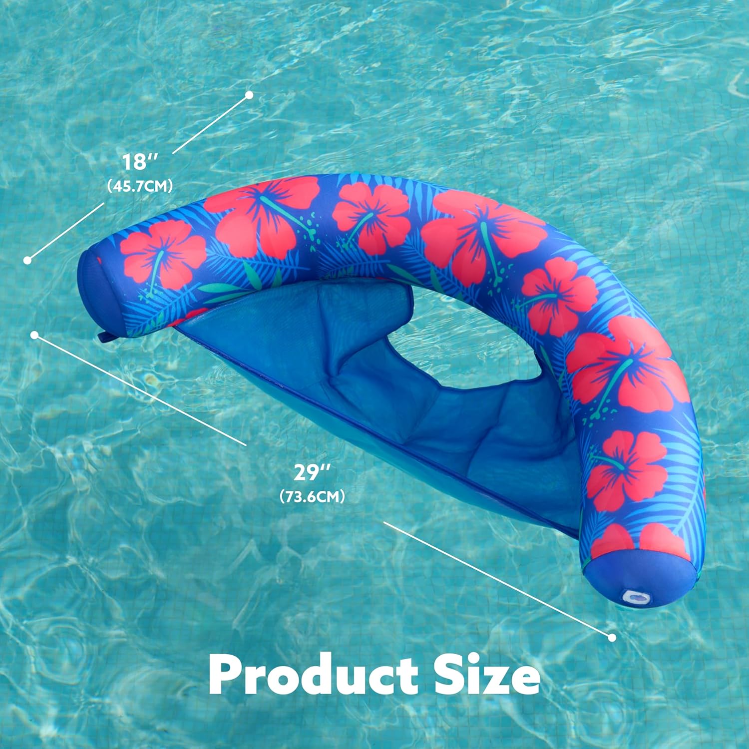 SLOOSH Inflatable Pool Noodle Chair, 3 Packs Pool Floats Noodle Sling Floatie, Swimming Party Floating Chair for Adult Party Summer Water Fun
