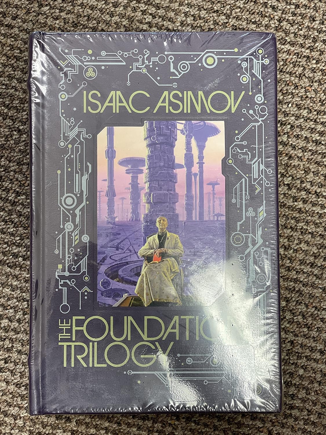 Rare – New Foundation Trilogy by Isaac Asimov Sealed Leather Bound Collectible