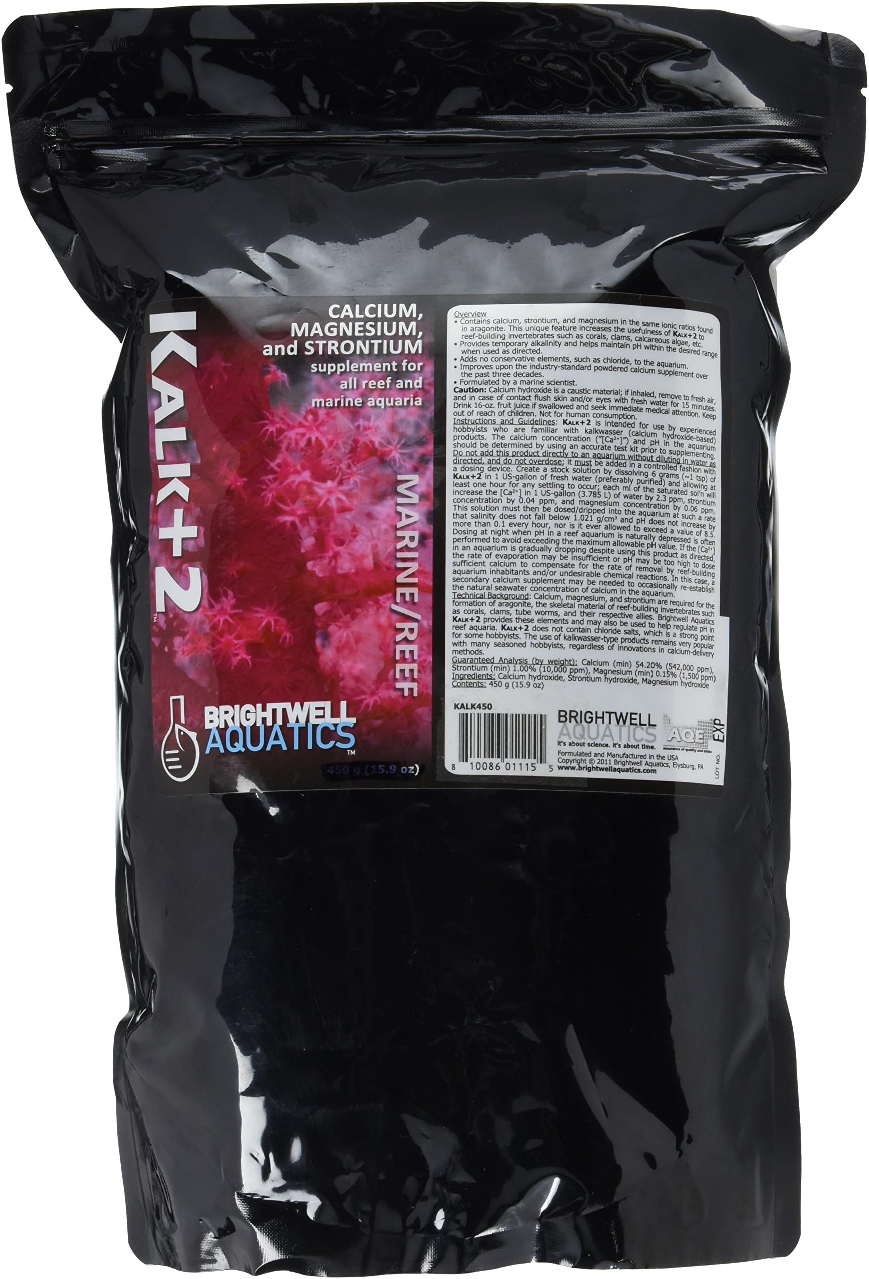 Brightwell Aquatics Kalk+2 Kalkwasser Supplement, 1.8 KG (4