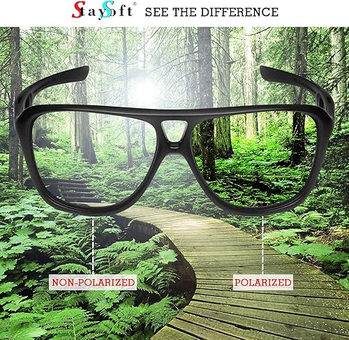 Miniatura 4 de StaySoft Lentes de repuesto polarizadas para gafas de sol Oakley Turbine Rotor OO9307 - Múltiples opciones