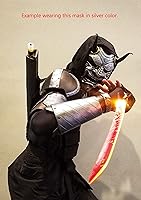 Vista 9 de Samurai Demon Oni Máscara de Airsoft BB Gun Halloween Disfraz Ninja Evil Cosplay DA08