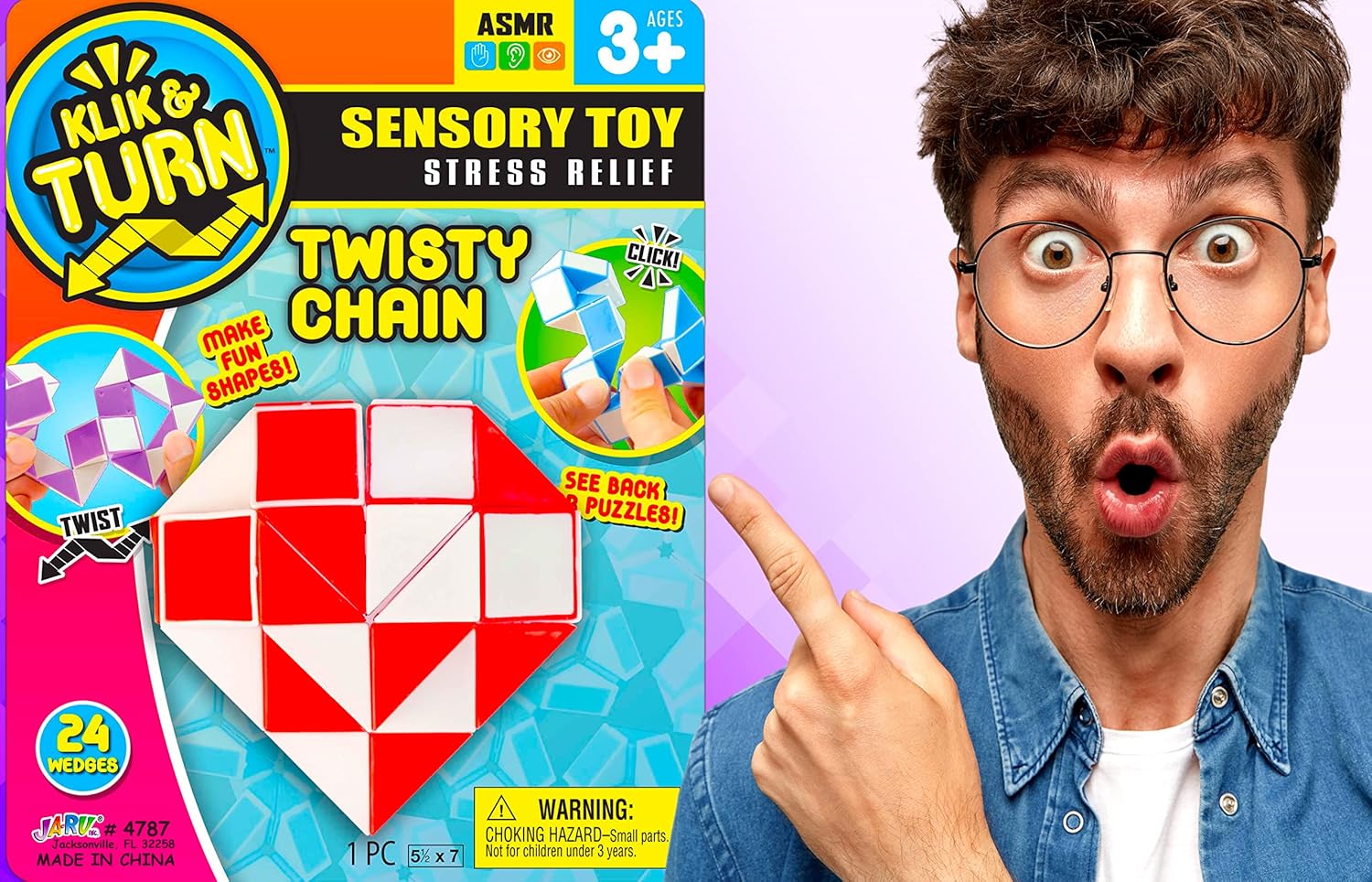 Buy JARU Dough Ball and Twist Snake Puzzle Magic Speed Cube Fidget Toy