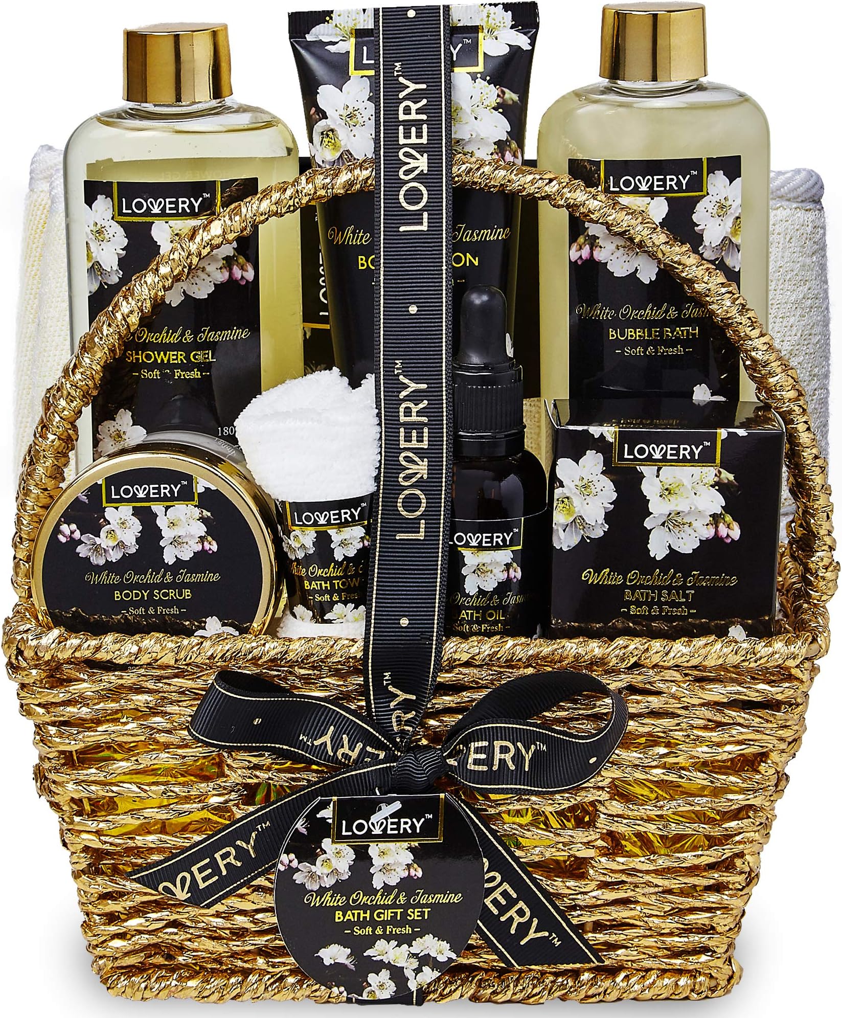 Amazon.com : Spa Gift Basket for Women, Bath and Body Gift Set for her ...