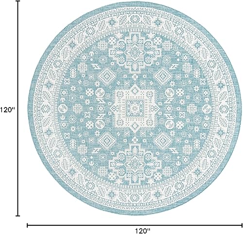 Miniatura 368 de Rugs.com Outdoor Aztec Collection Alfombra – 4 x 6 pies alfombra de tejido plano gris carbón perfecta para salas de estar, grandes comedores, planos