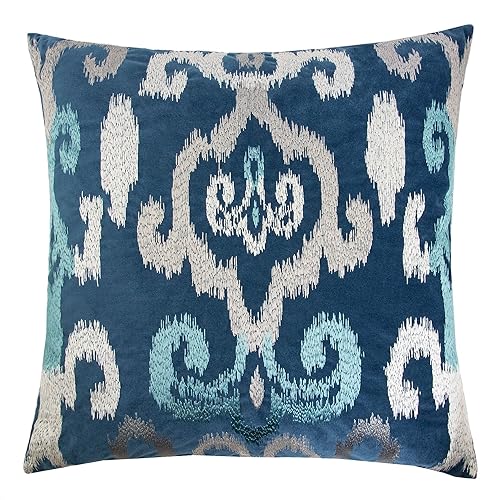 Teal And Navy Pillows Decorative Amazon Com