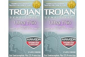 Trojan Condom Sensitivity Ultra Thin Spermicidal