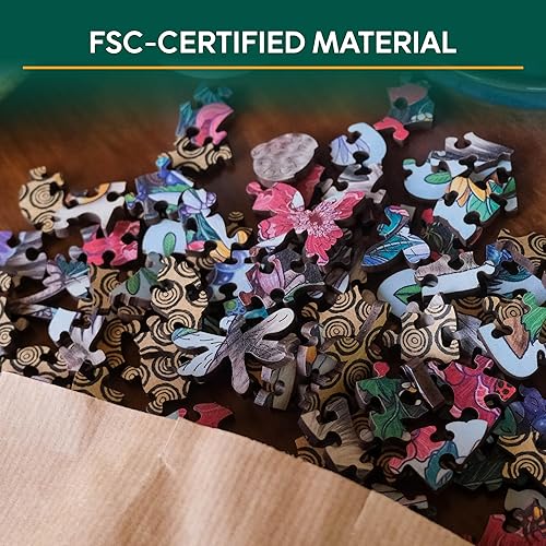 Miniatura 6 de Ravensburger Mysterious Owl - Rompecabezas de madera de 150 piezas - 17511 - para adultos y niños a partir de 10 años