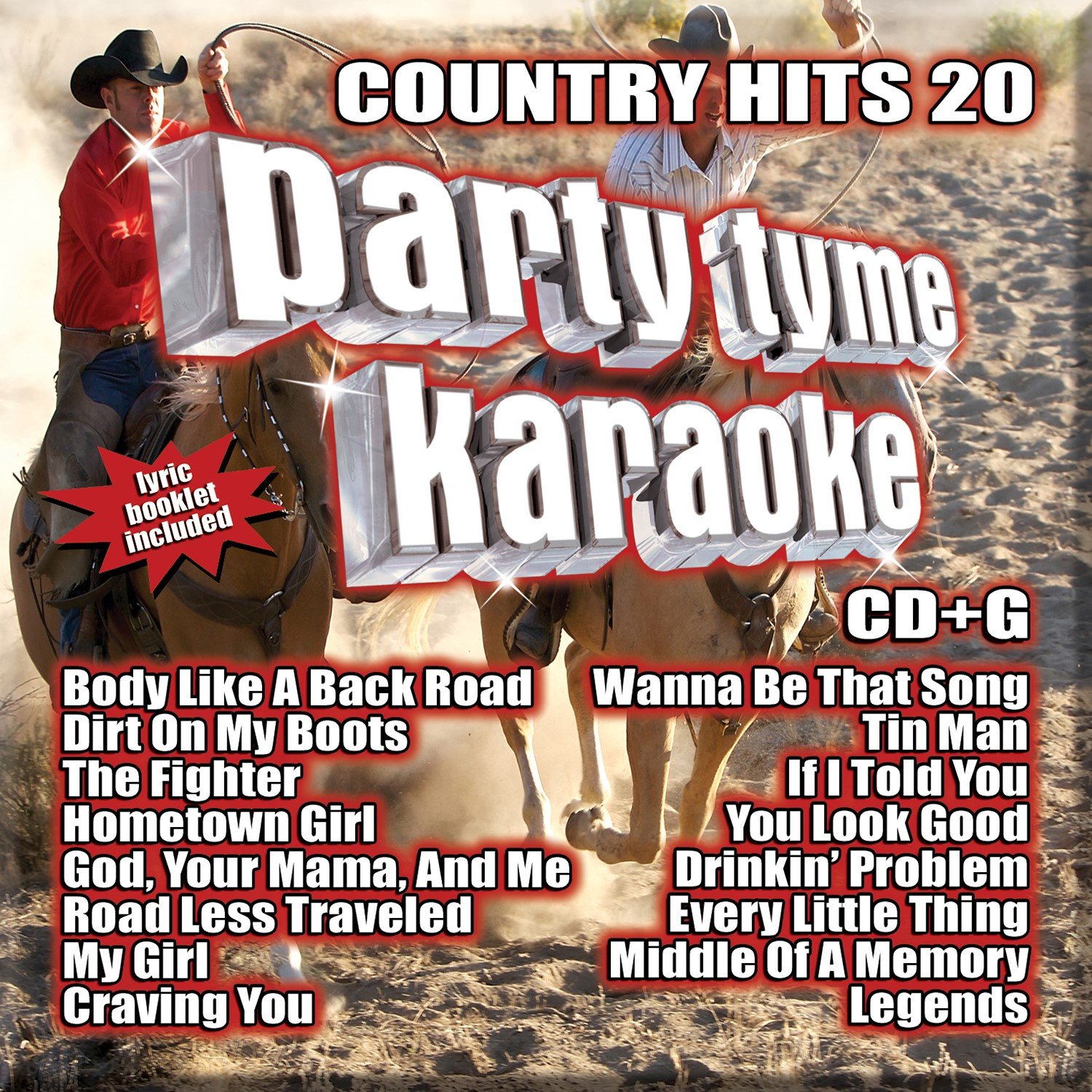 Party Tyme Karaoke - Country Hits 20 [16-song CD+G]