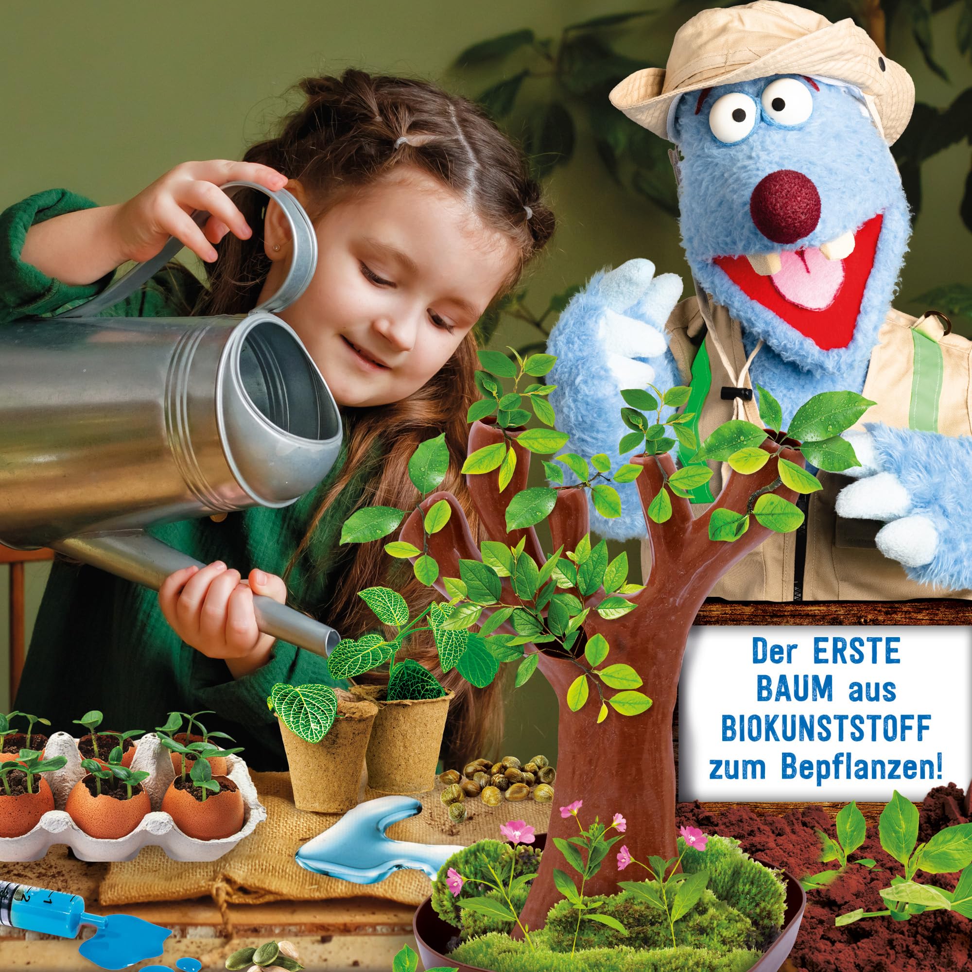 Woozle Goozle Botanik – Kit Scientifico Per Bambini – Esperimenti Sulle Piante E La Natura (Experimentierkasten)