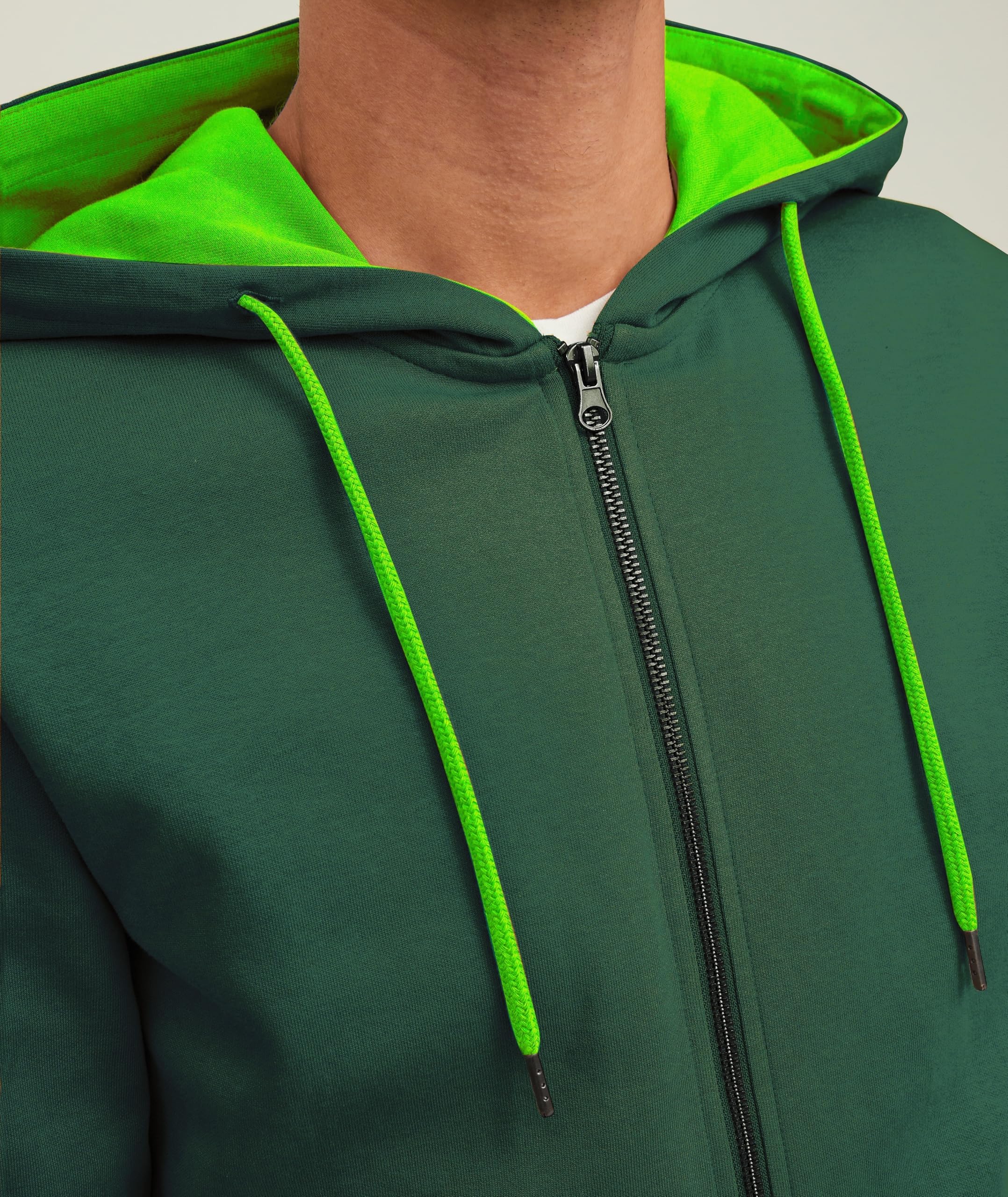 JACK & JONES Męska kurtka z kapturem, jednokolorowa, z kapturem
