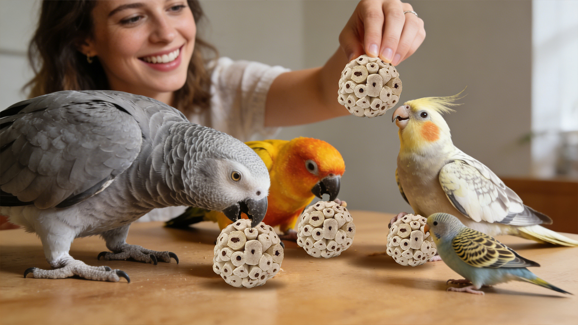 7Pcs Bird Toys for Parrots - Natural Soft Chew Shredding & Foraging Toy for Cockatiel Conure Quaker Parrot Budgie Parakeet Rabbit Bunny Guinea Pig Chinchilla - image 8