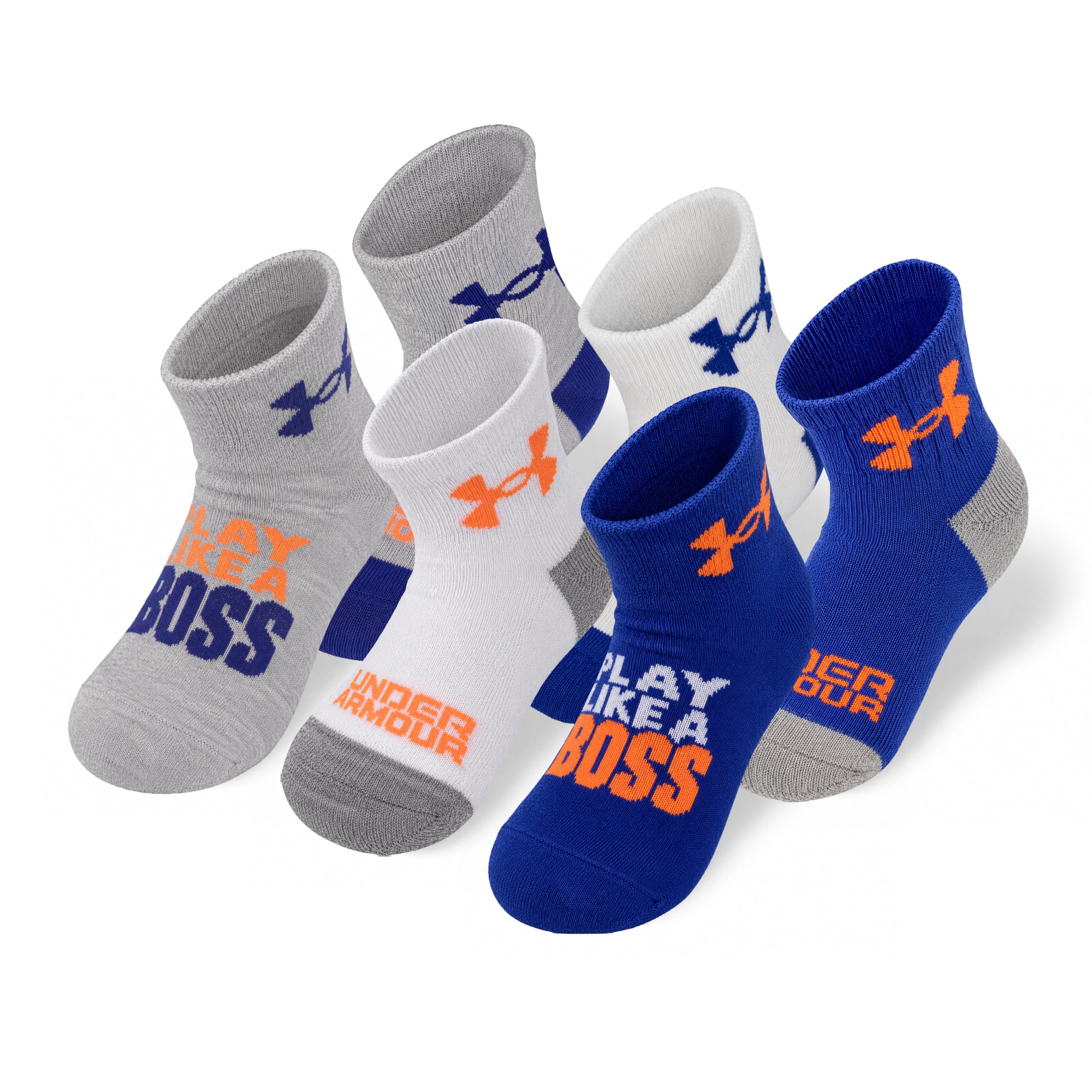 Under Armour Baby Boys Multi Pack Basic Essential Quarter skarpety