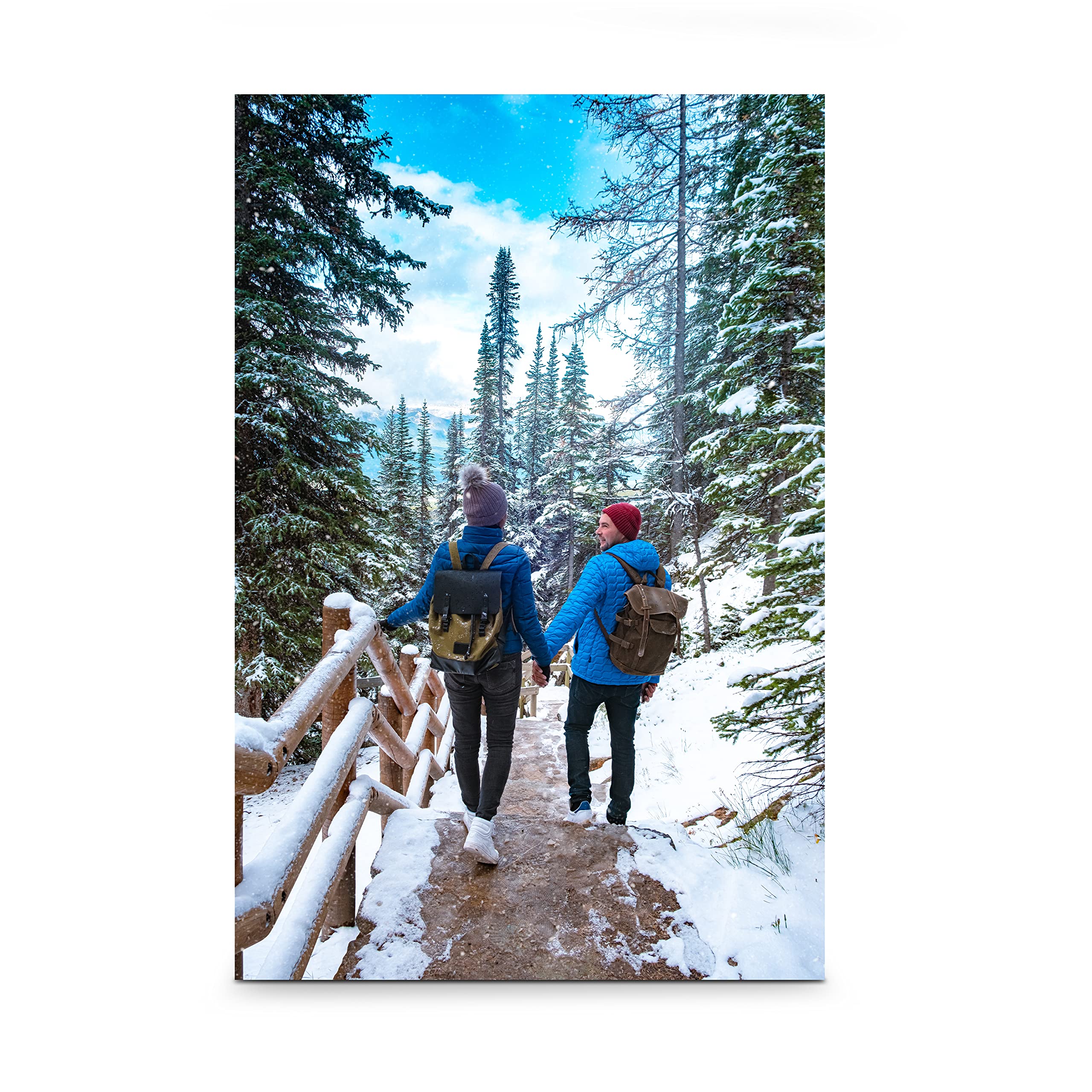 Personalisiertes Foto auf Aluminiumverbundplatte - Direktdruck - Wandbilder – Hochformat & Querformat - Eigener Text & Foto – Signodoo
