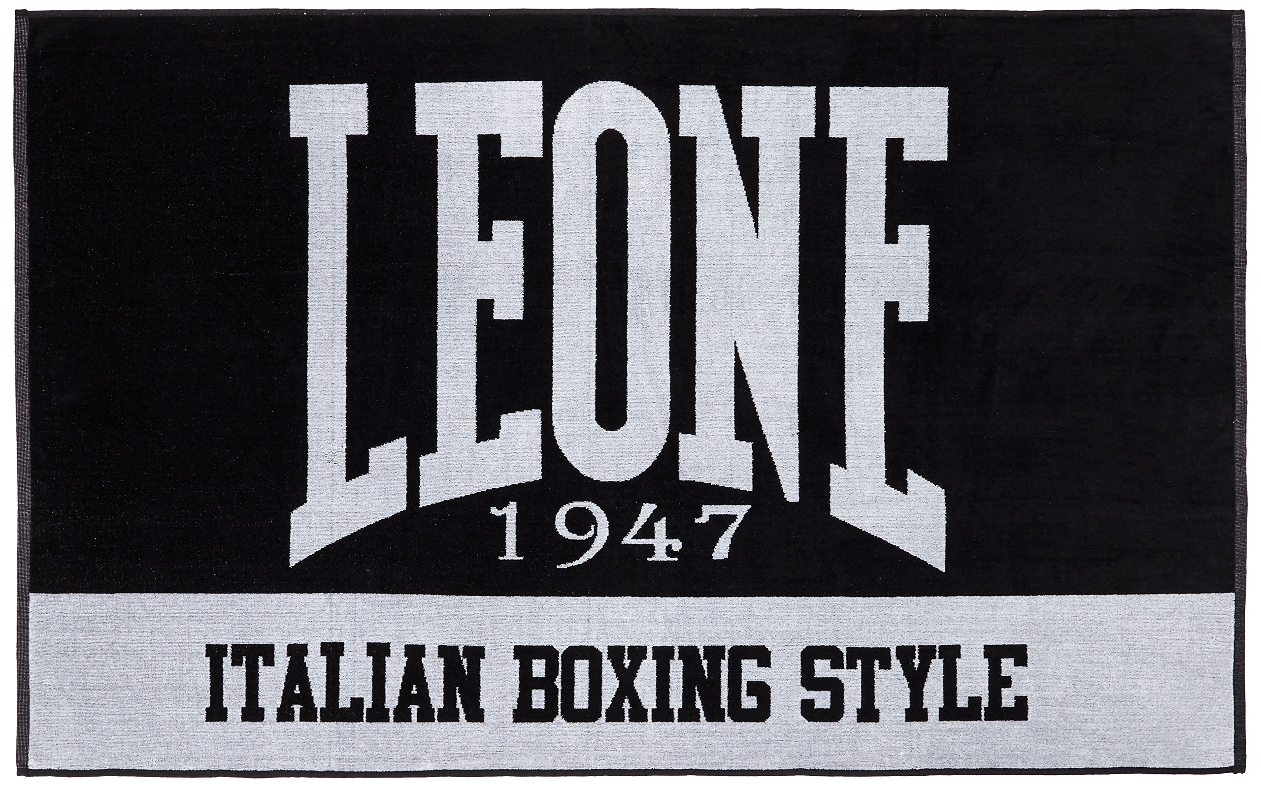 LEONE 1947, Toalla De Gimnasio, Unisex Adulto, Negro, Taglia Unica, AC916