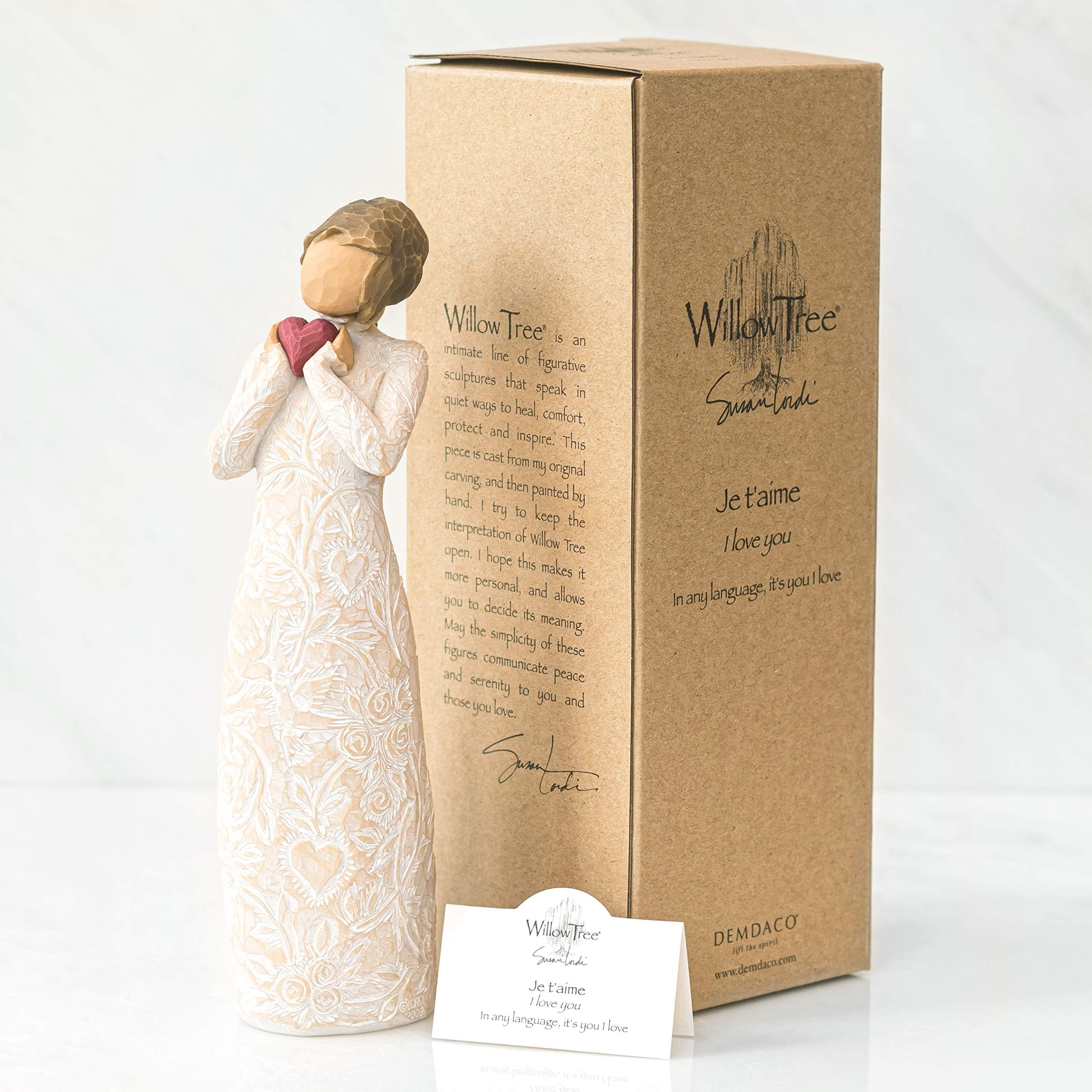 Enesco Willow Tree Je T Aime I Love You Figurine