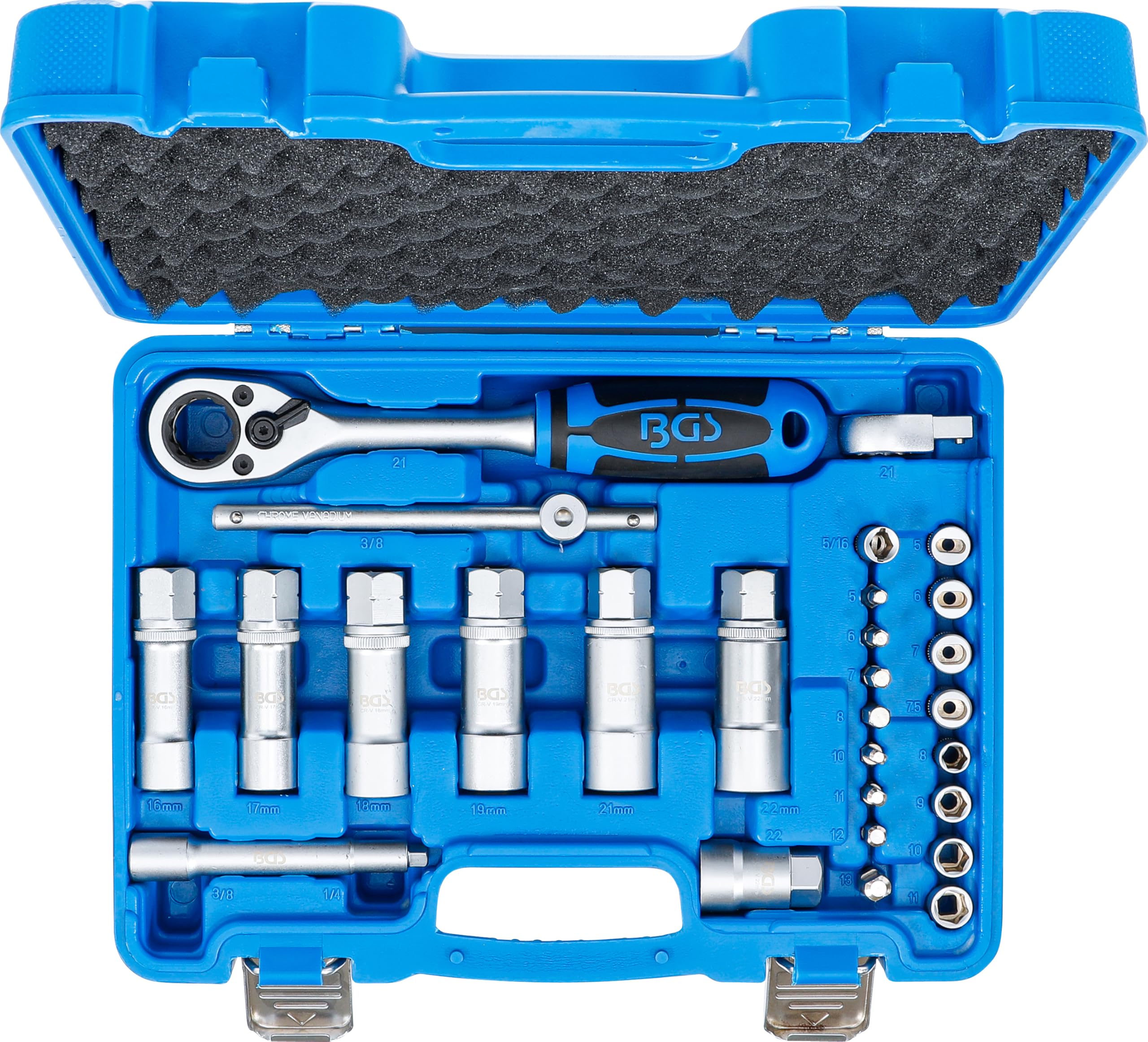 BGS 74419 | Set di utensili per smontare ammortizzatori | 28 pz.