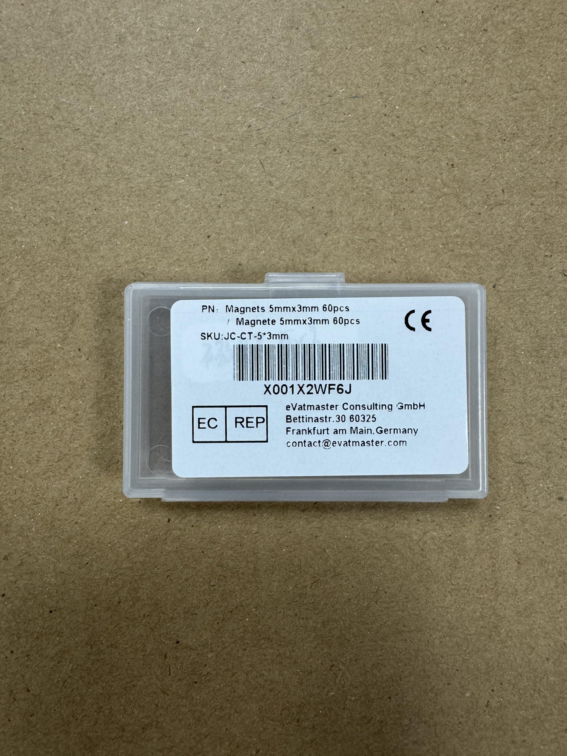 LISOPO 60 sztuk magnesów neodymowych, małe, mocne, mini magnesy na tablicę magnetyczną, tablicę korkową, lodówkę, rękodzieło (5 x 3 mm)