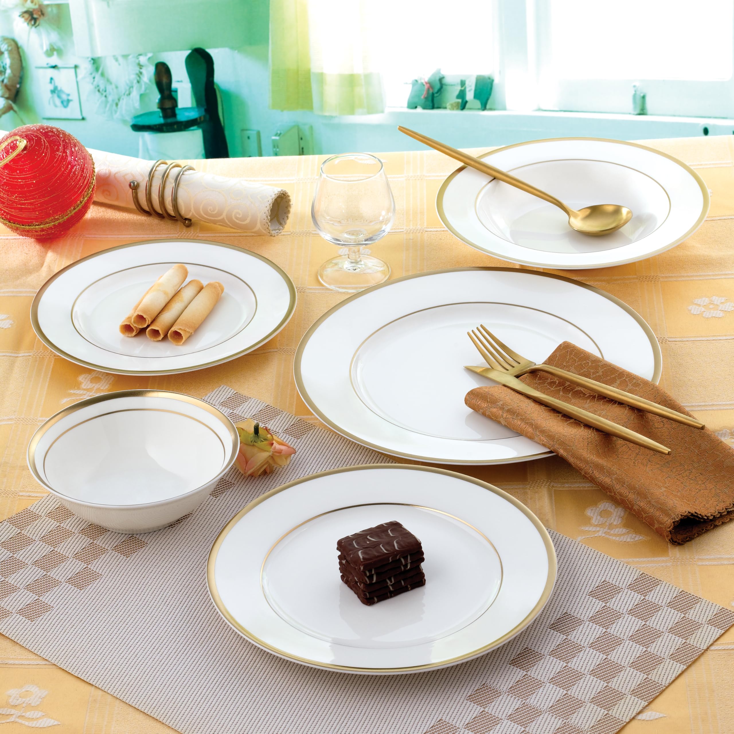 Joseph Sedgh GP6713G-20 Service De Vaisselle En Porcelaine