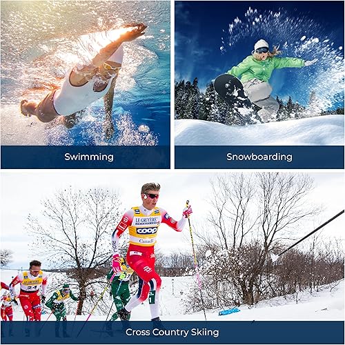 Miniatura 8 de H2O Audio Snow PRO - Auriculares Bluetooth de conducción ósea con reproductor de MP3, impermeables, multideporte, para esquí, snowboard, esquí de