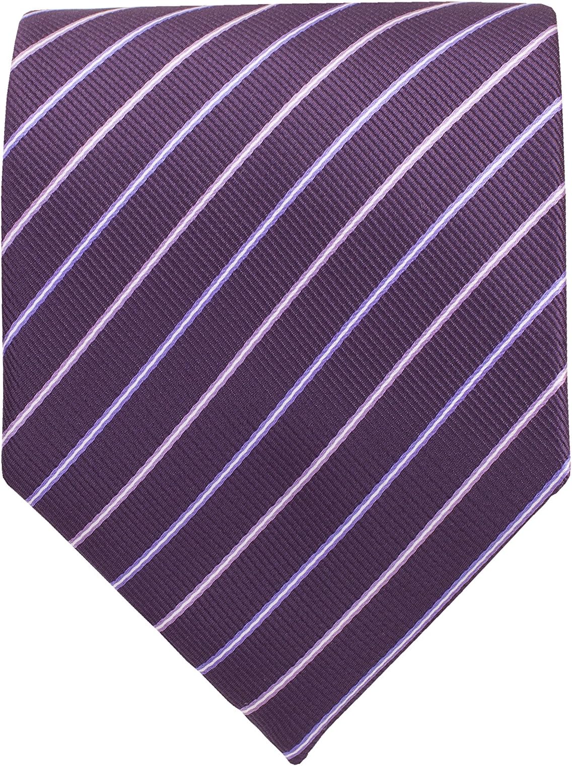 BTIE-023 Luxury Gift Box- Tie, Handkerchief, Cufflinks- Purple