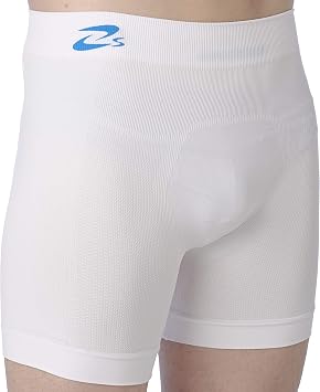Slimming Mens Boxer + Silver White Tg. L