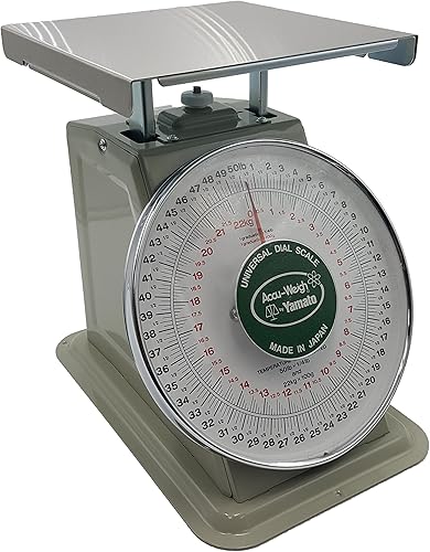 Vista 3 de Yamato Accu-Weigh - Escala marrón de 5 libras.