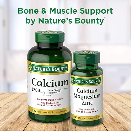 Miniatura 4 de Natures Bounty Calcium Plus 400 IU vitamina D3 apoyo inmunológico y salud ósea 300 tabletas