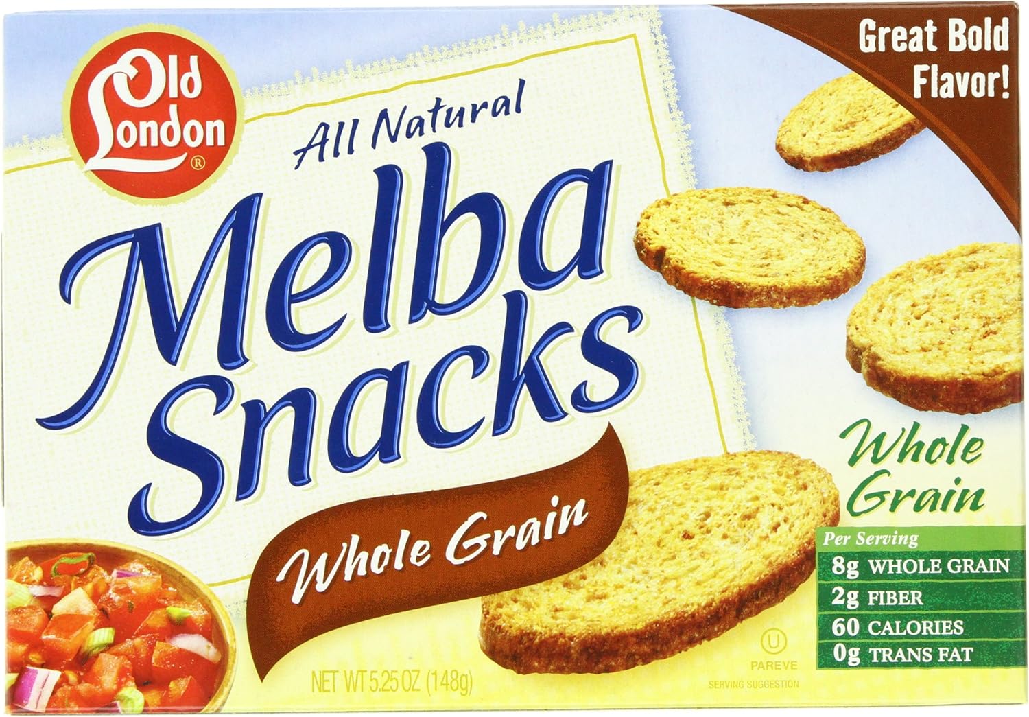 Melba Snck Whole Grain (Pack of 12) Amazon.ca Grocery & Gourmet Food
