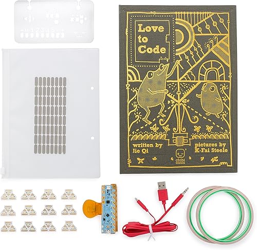 Miniatura 2 de Chibitronics - Kit de codificación creativa Love to Code - Kit Full Stem/Steam - para educadores en el aula - Circuitos de papel - Circuitos de